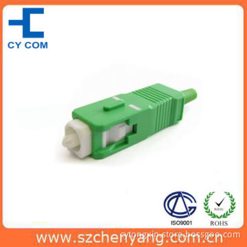 Sc / APC Fiber Optic Connector RoHS Standard Ceramic Ferrule